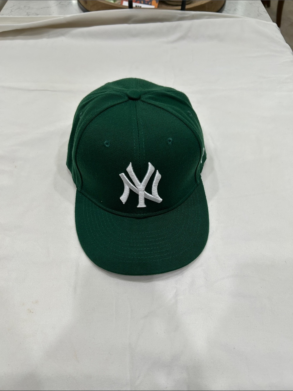 New Era Green NY Yankees Cap with White Logo